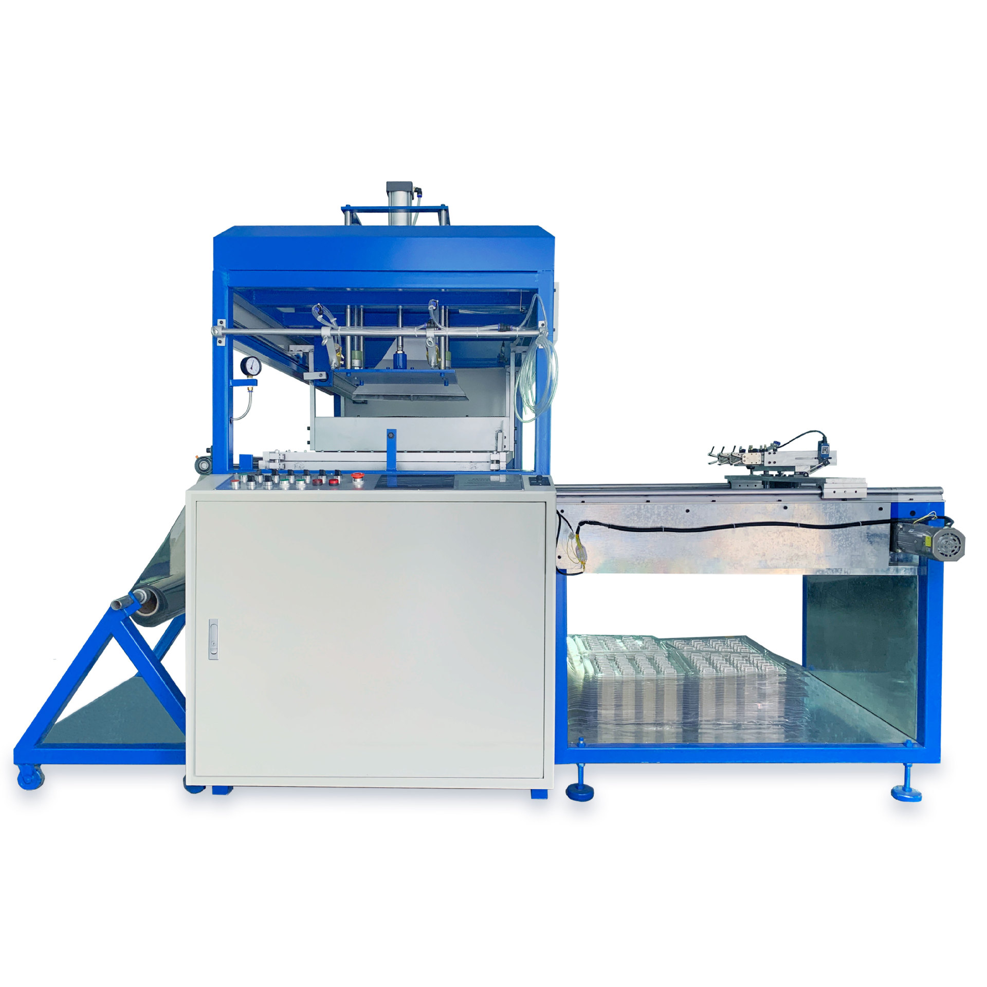 一次性食品环保包装盒成型机 自动工业小型吸塑机