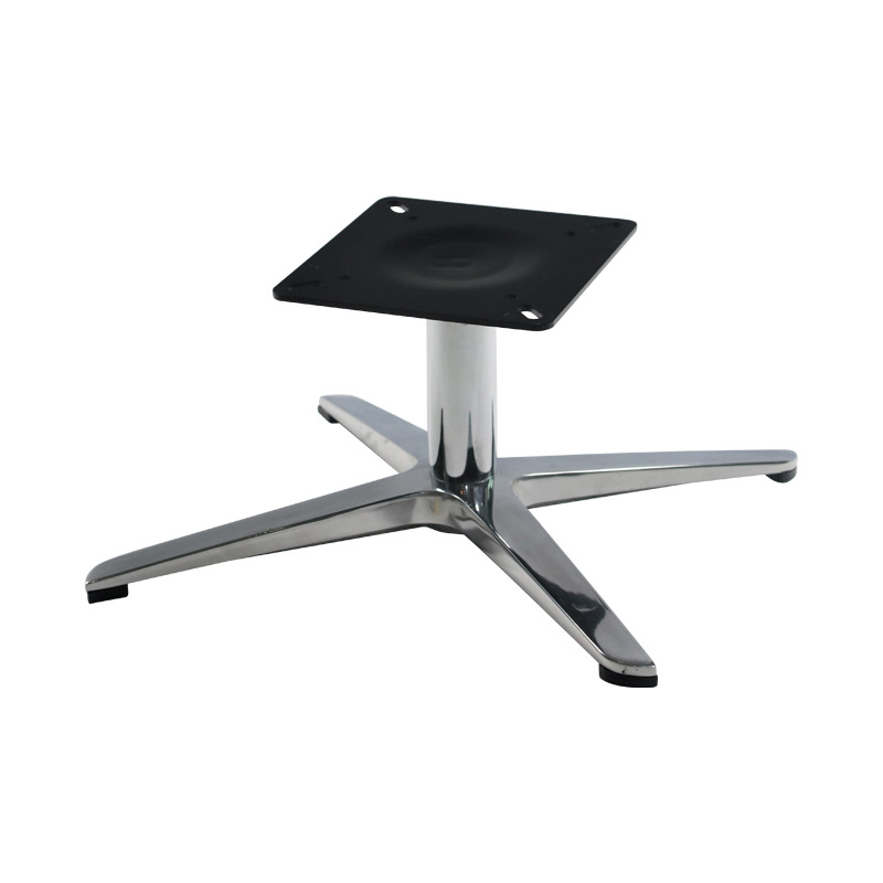 插装铝合金脚架 办公椅子支架 五金家具脚架配承接外贸工程订单