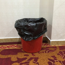 xyft大垃圾袋加厚中大号批发批发物业环卫酒店宾馆家用黑色塑料袋