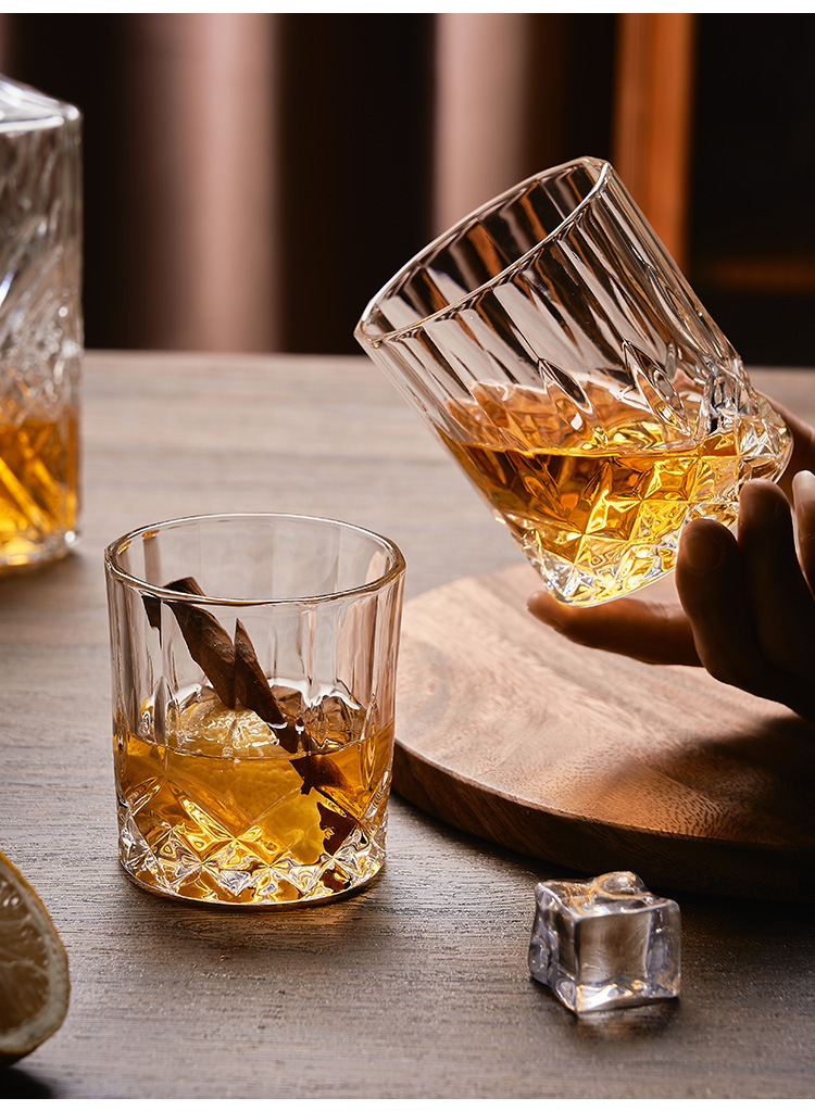 【厂家代发】外贸欧式玻璃威士忌杯洋酒杯酒具礼盒白兰地酒樽酒瓶