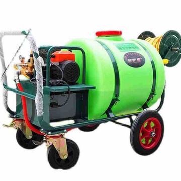 河南外贸160升果园电动打药机 手推车式高压喷雾机 汽油柴油高压