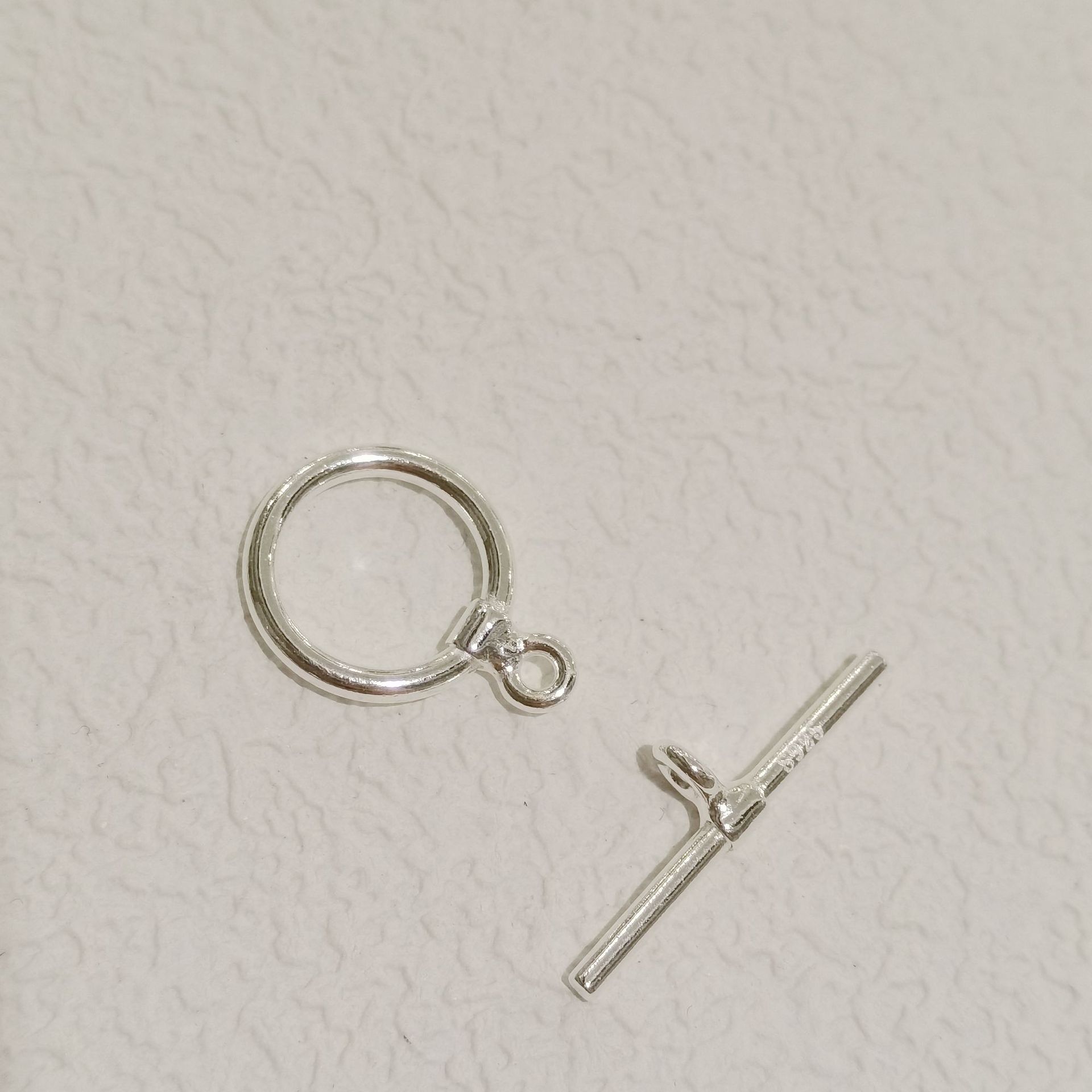 s925纯银连接扣子ot扣diy手工制作项链扣手链扣饰品材料配件批发