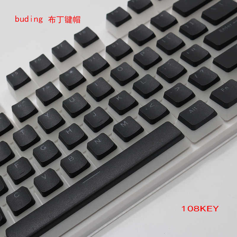 Pudding Pudding108 Key Double Skin Layer Pudding Cream Pbt104 Double Color Milk Skin Mechanical Keyboard Transparent Keycap