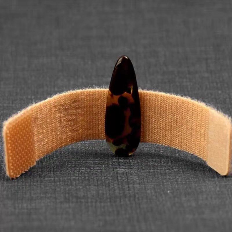 古筝指甲套免缠胶布透气反复调节琵琶指甲套成人儿童艾莫古筝甲片