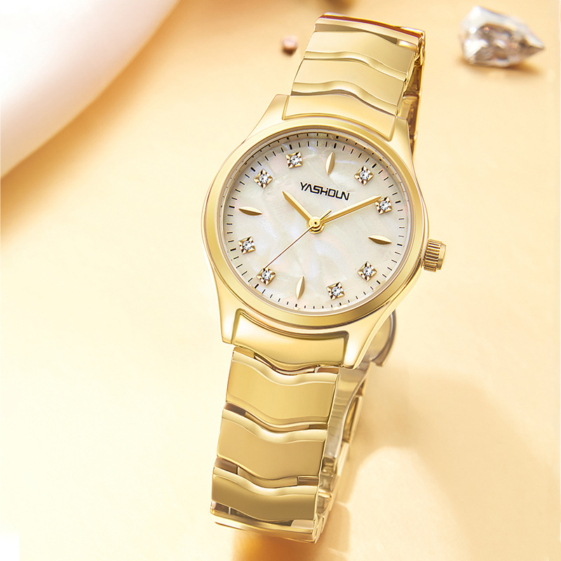 women‘s watch elegant classic quartz watch female student watch trendy steel belt cross-border foreign trade watch wholesale delivery