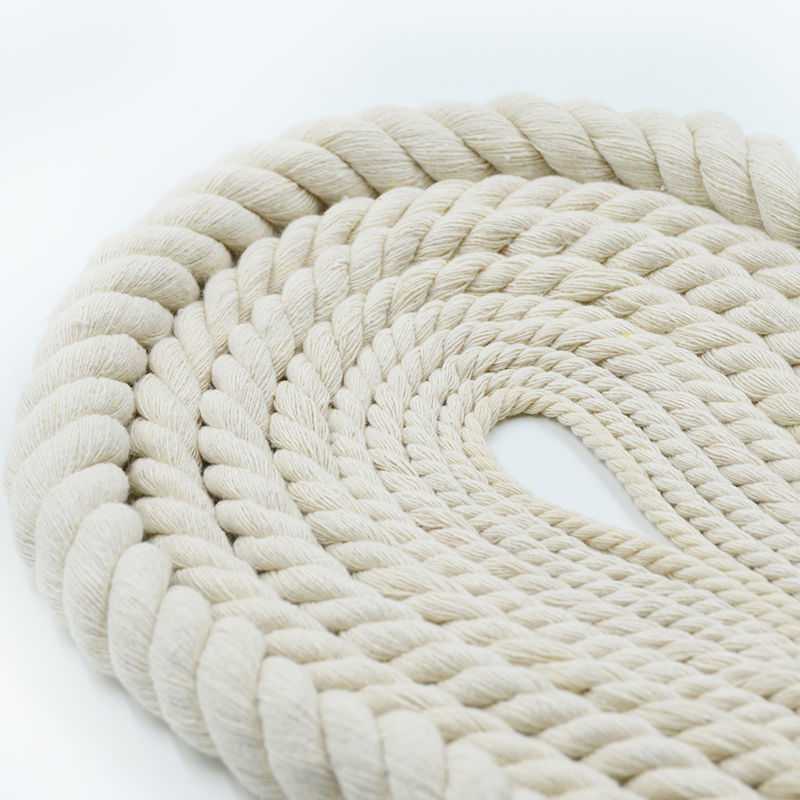 绳三股棉线彩色棉绳粗装饰米白麻绳捆绑绳子编织尼龙绳耐磨代发