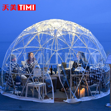 户外星空房泡泡屋球形帐篷网红透明展览餐饮帐篷活动露营帐篷酒店