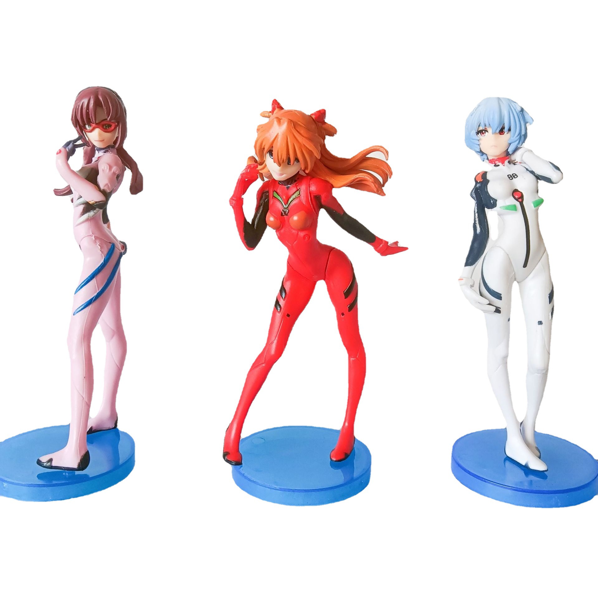 Neon Genesis Evangelion Bo Bo Li Zhen Xi Bo Ming Rixiang Anime Peripheral Model Doll Prize Figure Garage Kits Ornaments