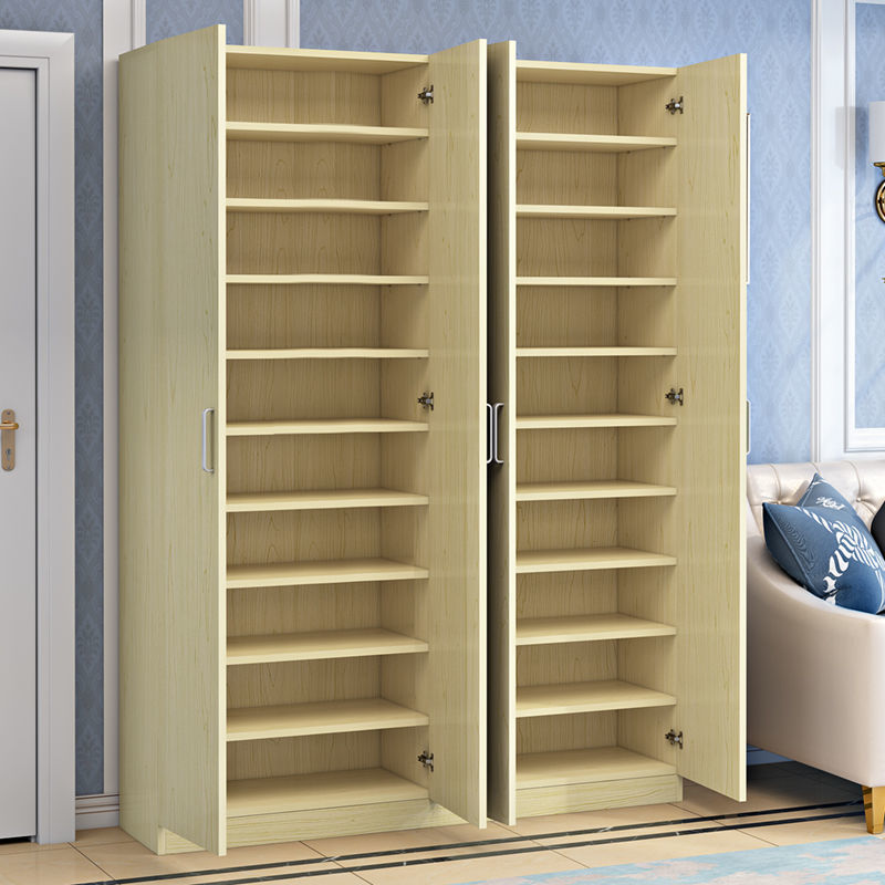 鞋柜高柜现代简约家用门口大容量实木鞋橱收纳门厅柜阳台柜批发