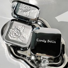 Candy Bella水莲花粉饼定妆补妆提亮防水防汗大白饼不卡粉持久