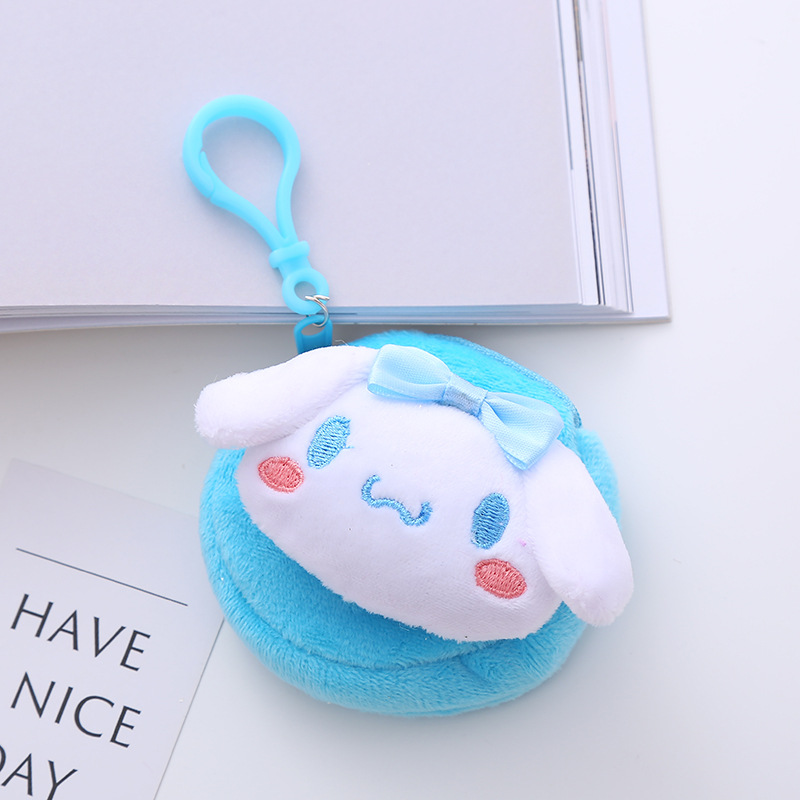 Mini Sanrio Earphone Bag Coin Bag Cute round Student Coin Purse Women's Bag Pendant Accessories Small Bag Gift