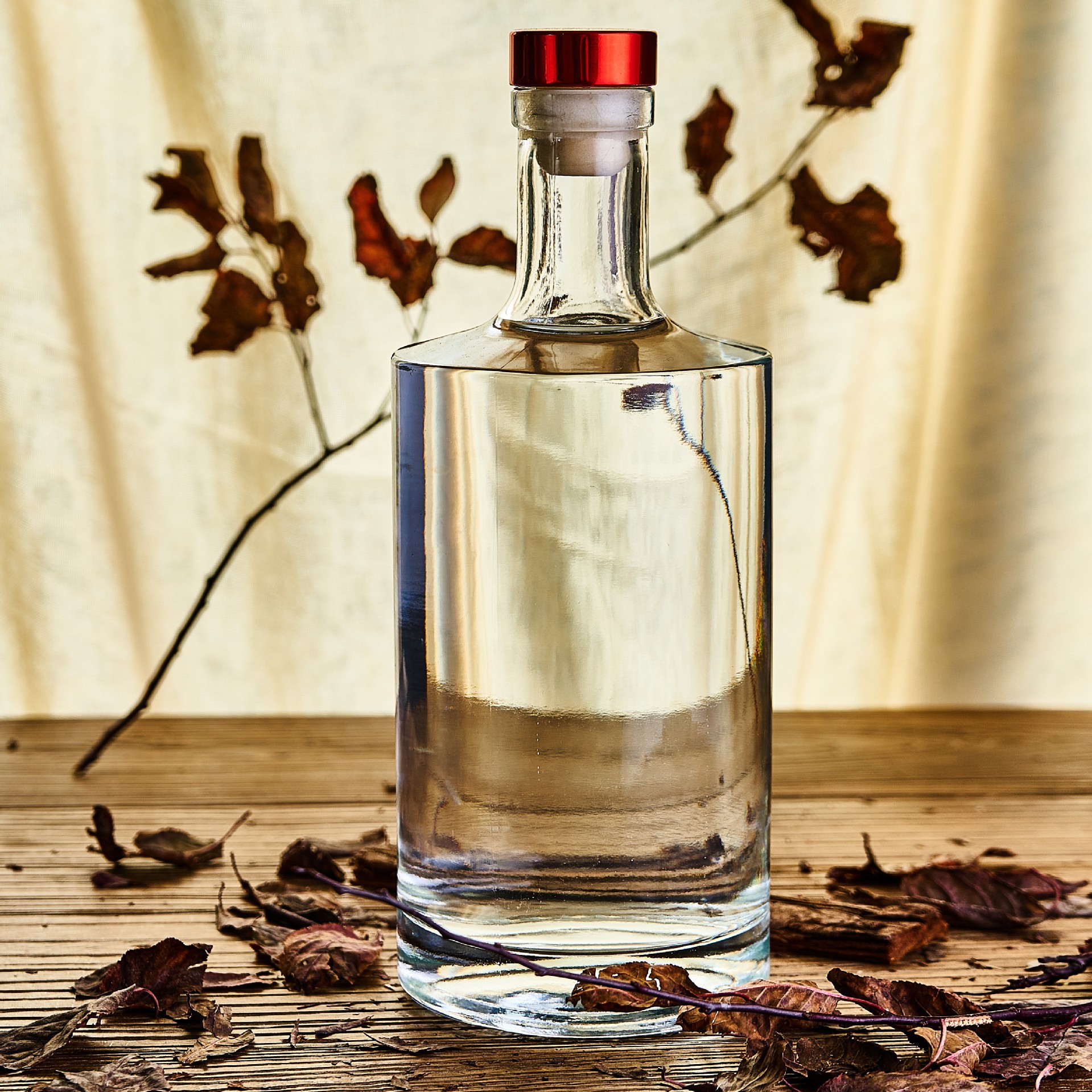 750ml伏特加朗姆空玻璃瓶带密封塞龙舌兰烈酒瓶销售家用果酒瓶