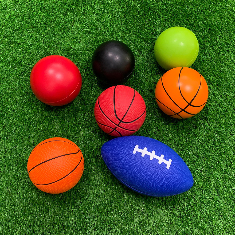 大号多色各种尺寸儿童宠物玩具球室内外运动弹力球pu实心海绵球