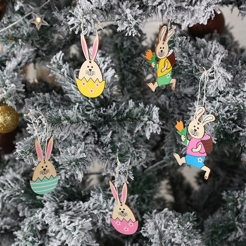 复活节兔子挂牌