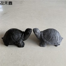 石乌龟青石刻石龟摆件工艺品家居庭院公园鱼缸装饰石头乌龟
