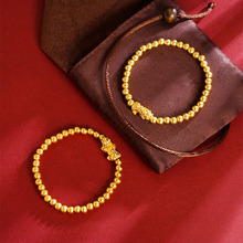 周大福monologue独白北纬三十度上古玄灵麒麟黄金手串mr1313_阿里巴巴