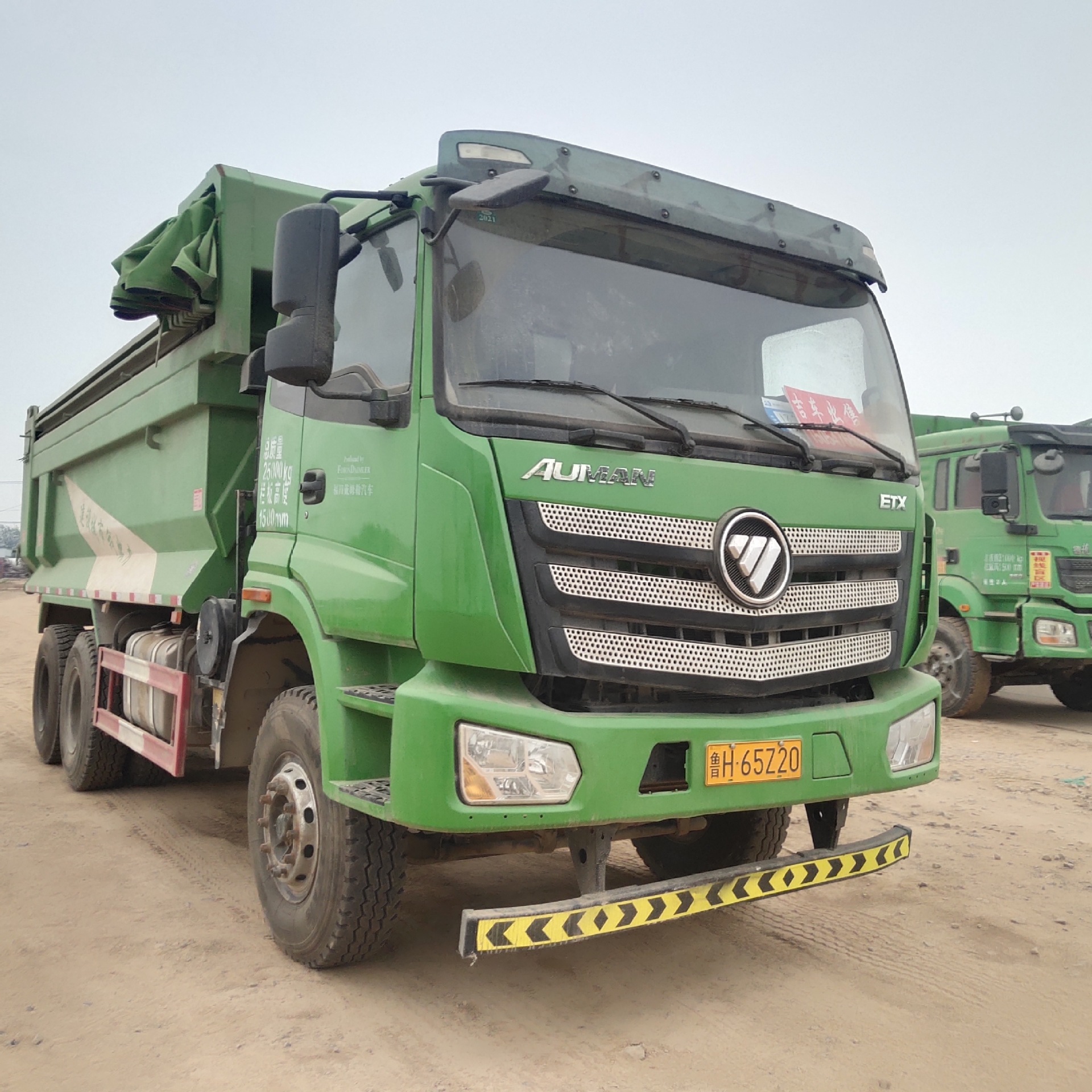 出售二手前四后八自卸车 欧曼后八轮工程土方车 翻斗车价格