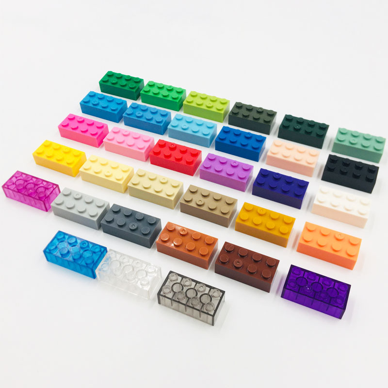 兼容乐高3001益智diy拼装积木基础零配件高砖2x4幼儿园机构1公斤