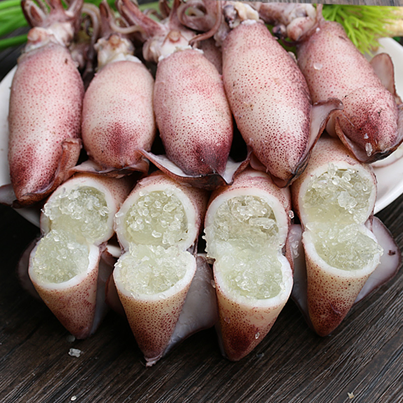 满籽墨鱼仔海兔子新鲜海兔鲜活带籽笔管鱼大乌贼籽乌鱿鱼海鲜水产