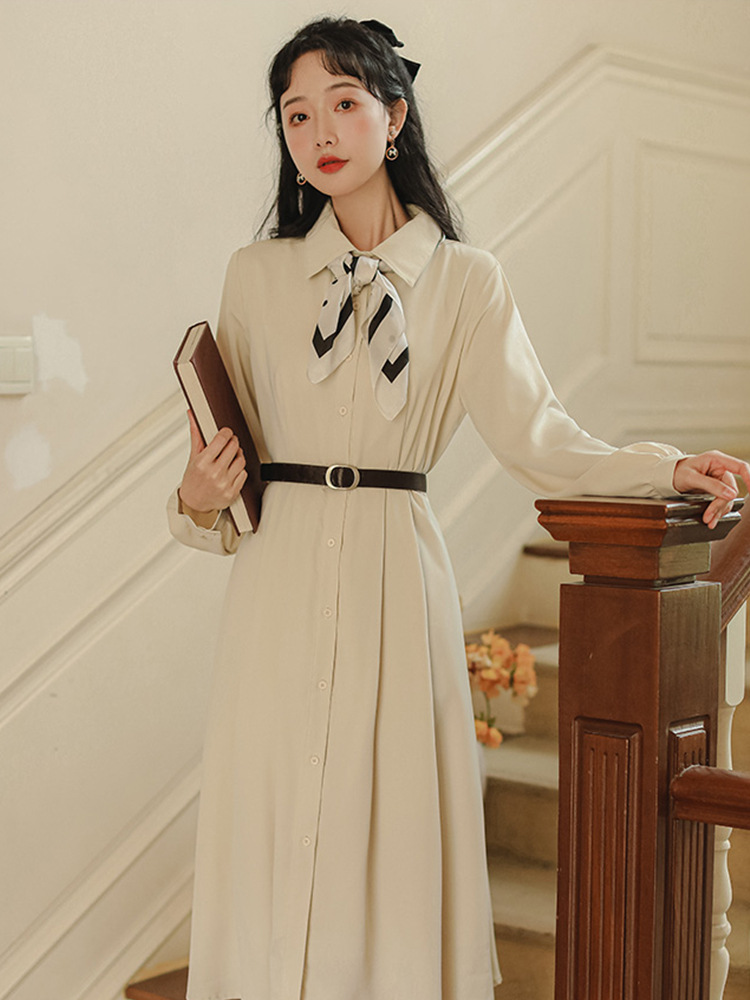 幼师教师证资格面试衣服女装秋冬季连衣裙教资穿搭服装公务员正装