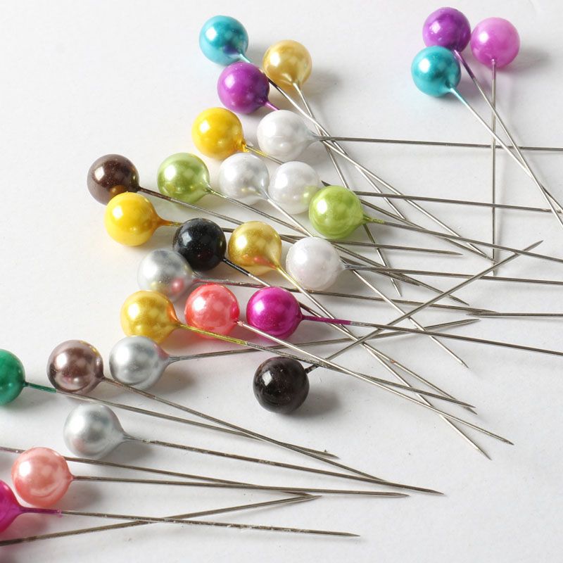 超大珠头不锈钢大头针珍珠针定位针服装辅料立裁定位大珠头100枚