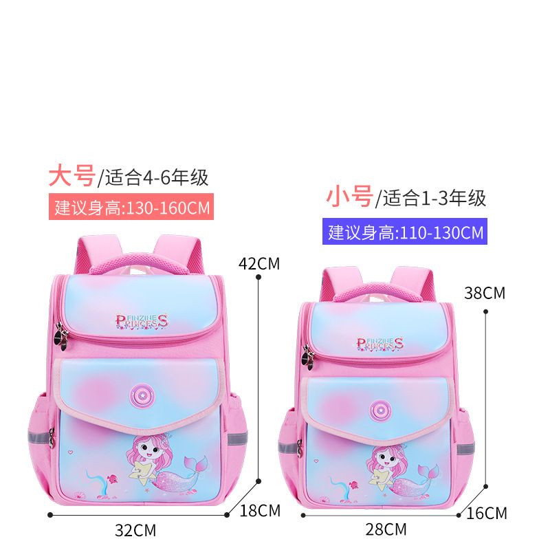 Children's Primary School Student Space Schoolbag Gradient Integrated 1-6 Age Children Backpack Factory Wholesale