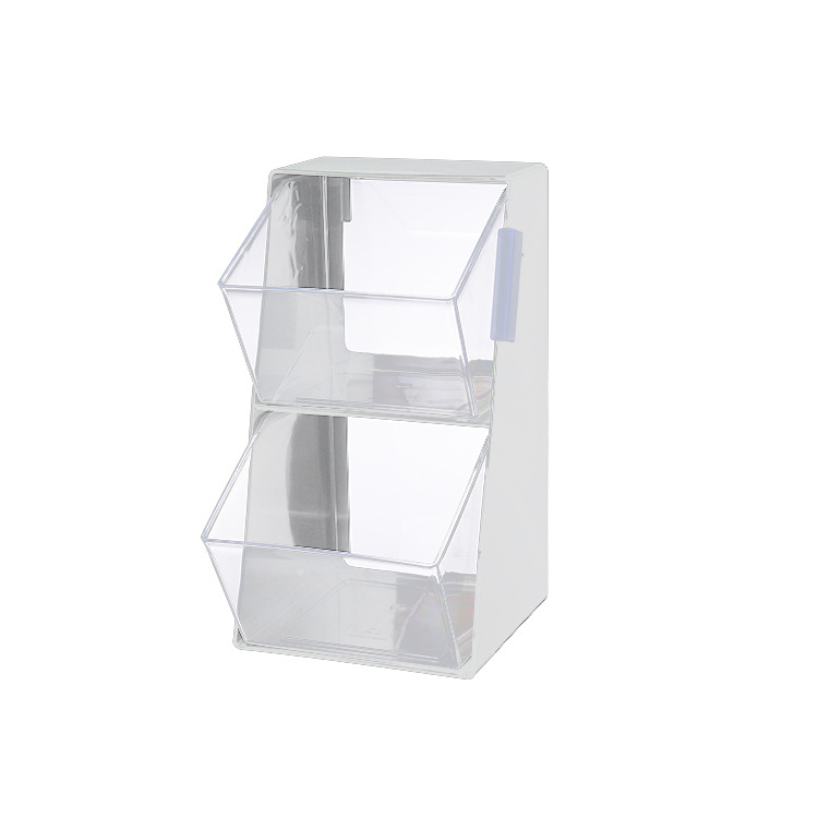 Tea Bag Storage Box Capsules Coffee Instant Milk Tea Organize the Shelves Transparent Acrylic Office Desktop Tea Room