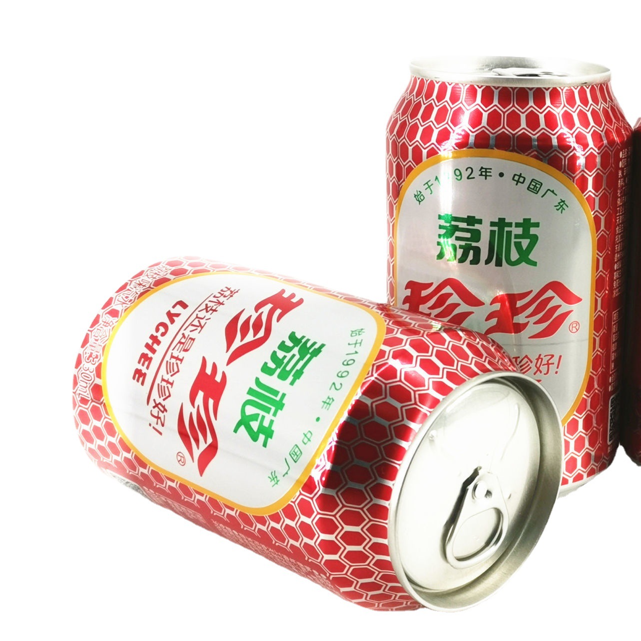 珍珍 荔枝味 碳酸饮料/后童年的味道碳酸汽水ml*听/罐装