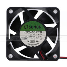 全新SUNON建准 KD2406PTB1 6025 6cm 24V 2.6W 变频器服务器风扇