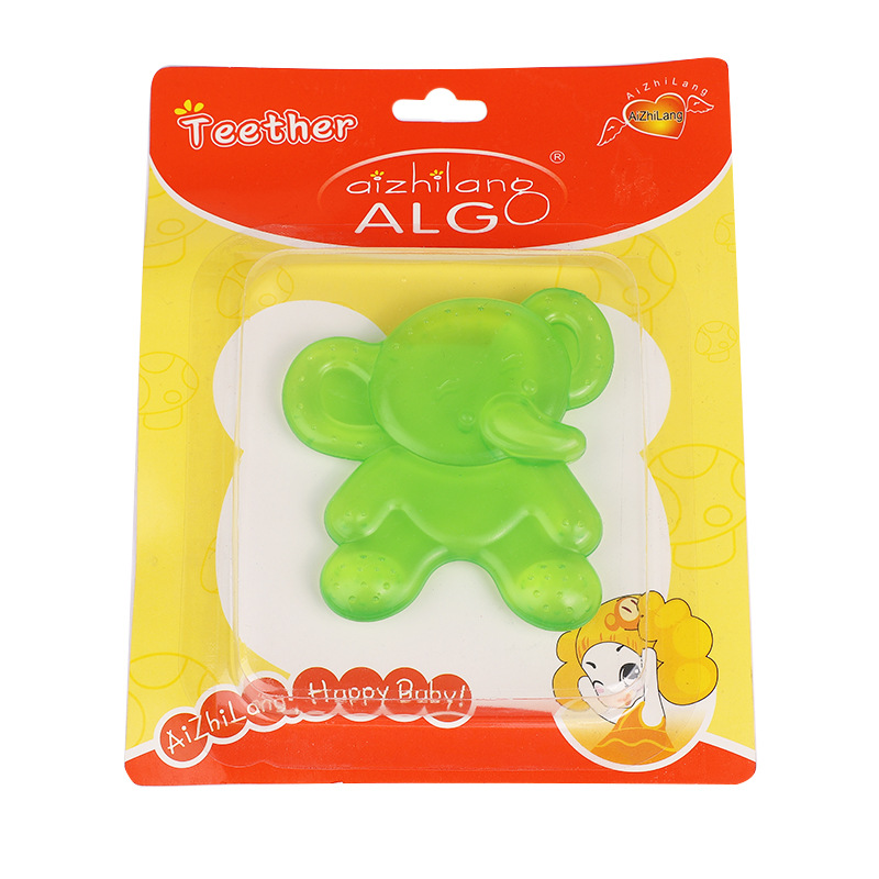 Cartoon Animal Palm Infant Water-Filled Teether Baby Oral Molar Training Bite Glue Factory Direct Sales