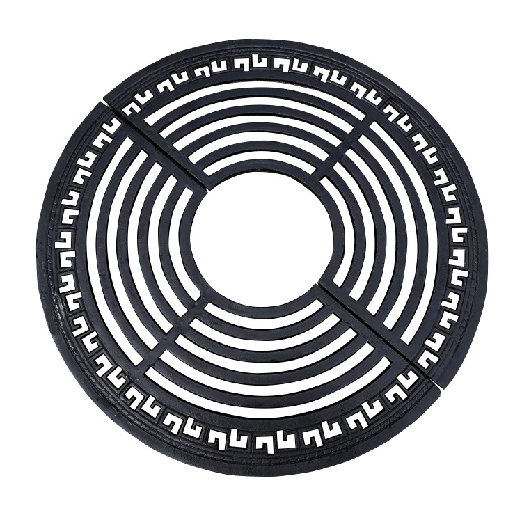 铸铁树篦子圆形护树板铁艺树坑围子市政绿化树池盖板铁艺树穴盖板