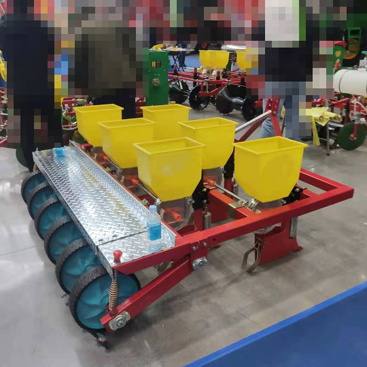 花生联合播种机 两垄四行播种机 自走式花生联合播种机
