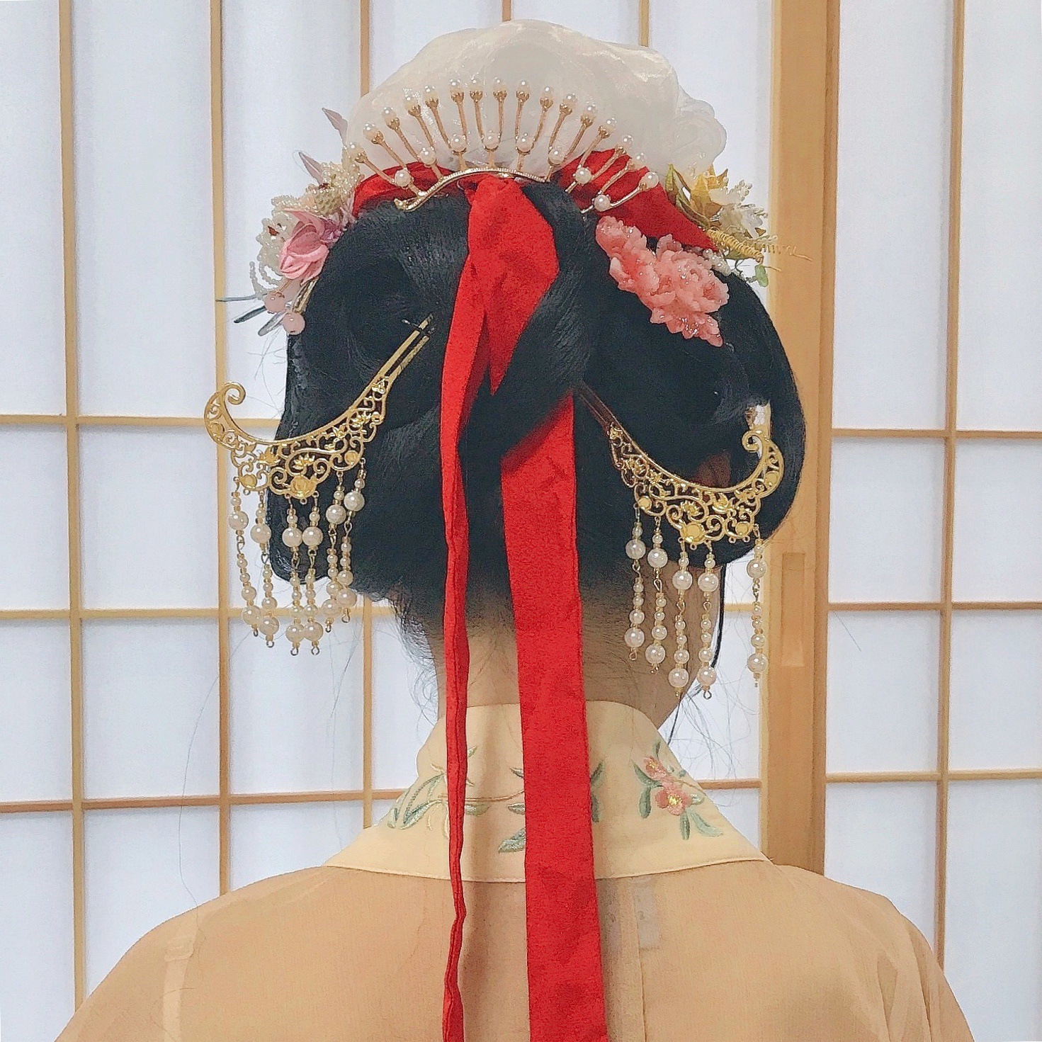 【霜翎阁】特价宋制博鬓清平乐步摇钗流苏发簪子汉服配饰品{元夕}