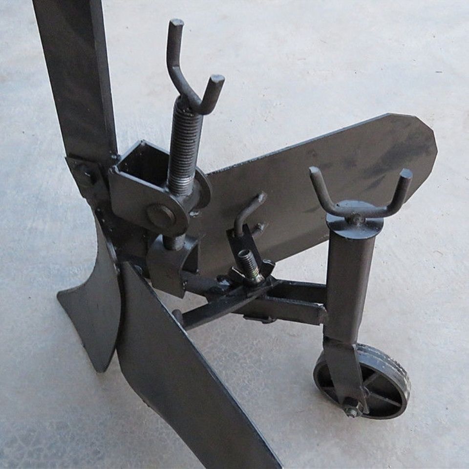 微耕机配套可调开沟犁小型开沟犁起垄机带轮专用微耕机