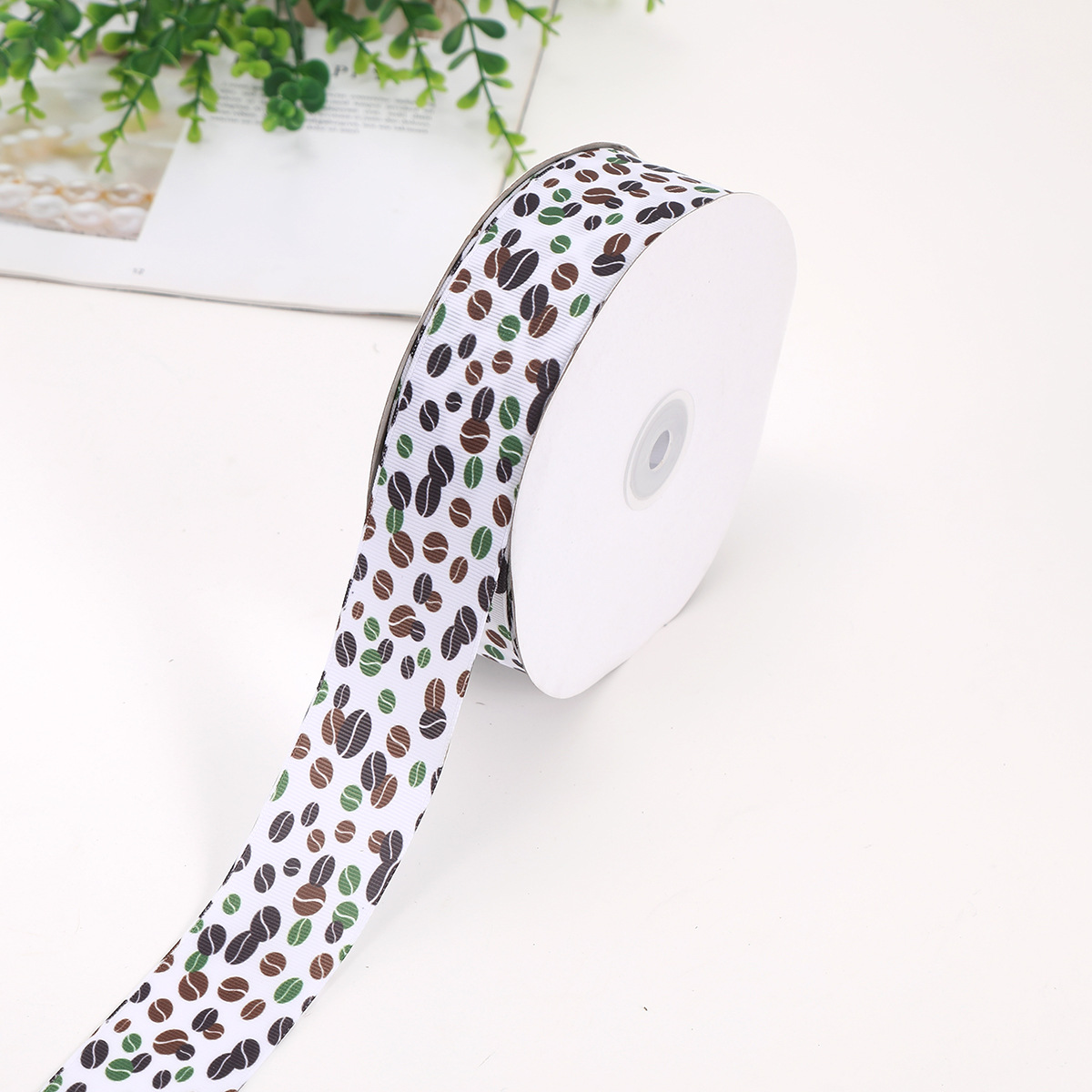 Internet Celebrity 4.0 Multi-Color Leopard Print Ribbon Printing Section with Hu Die Festival Clothing Accessories Boud Edage Belt Factory Supply