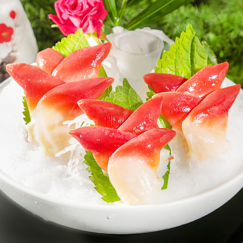 北极贝刺身鲜活即食生鱼片日料切片海鲜寿司食材批发酒店供应