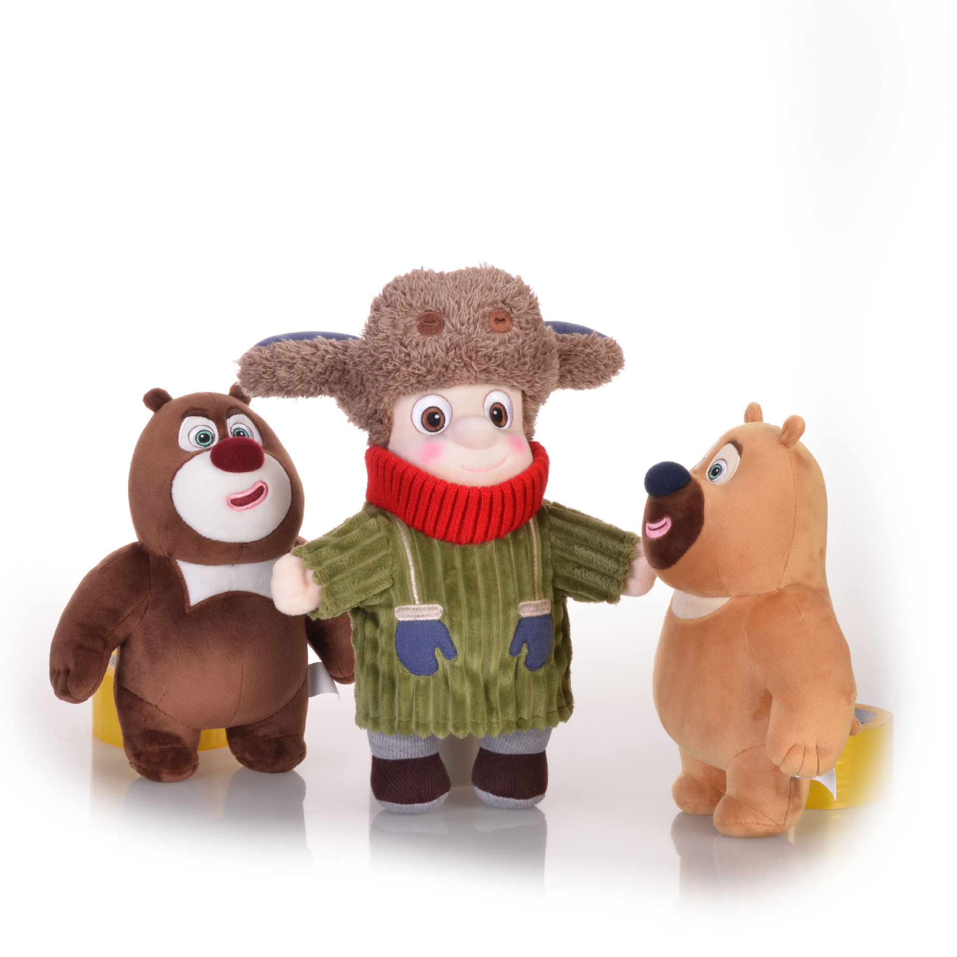 盟世奇熊熊乐园系列 少年光头强毛绒玩具公仔玩偶 厂家直销