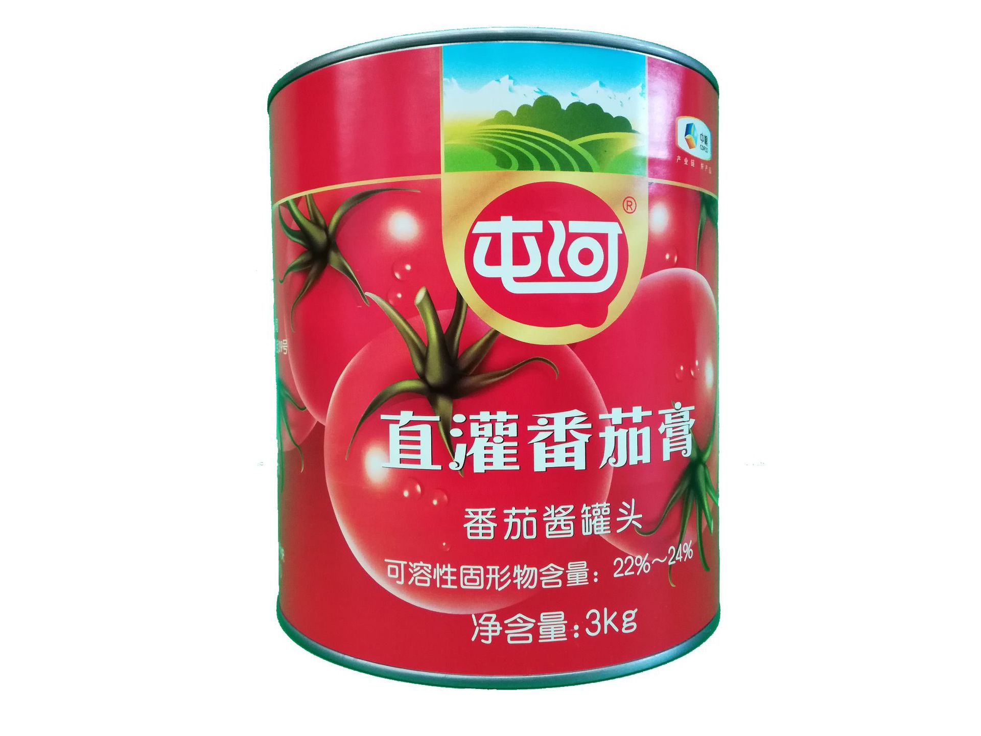 中粮屯河番茄膏罐头3000g*6/箱 番茄酱 直灌番茄酱家用调味酱