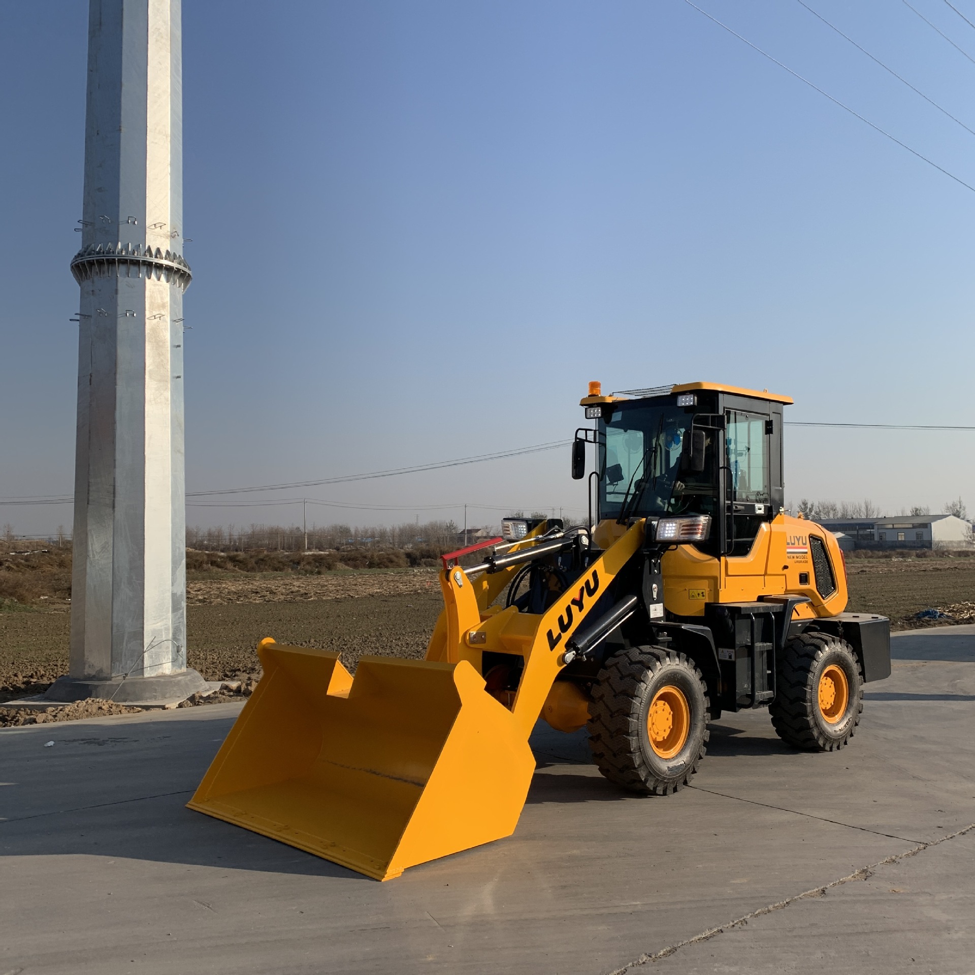 鲁宇装载机农用四驱多用途柴油液压中小型加长臂铲车