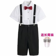 演出服男女儿童背带裤毕业拍照服表演服合唱服诗歌朗诵主持比赛服