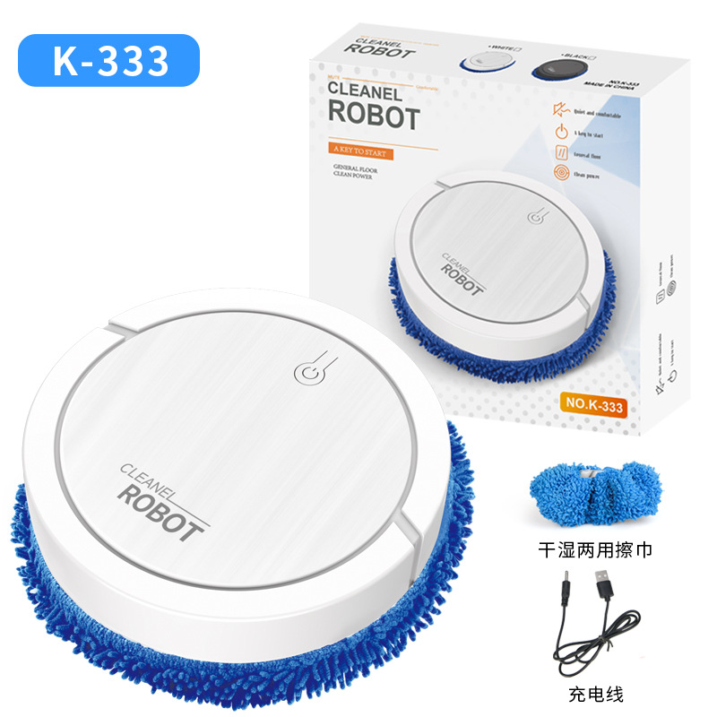 Wet and Dry Purple Lamp Floor Sweeping Robot Automatic Relief Mopping Robot Factory Wholesale