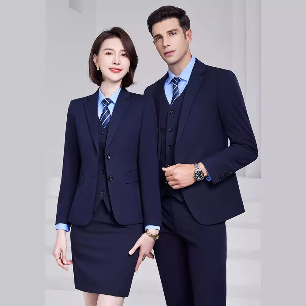 西服套装男女工装售楼部公司办公室事业单位公务员教师行政工作服