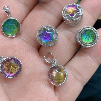 炫彩天铁潘多拉配珠大卫星,炫彩天铁潘多拉配珠星星款颜色支付方式