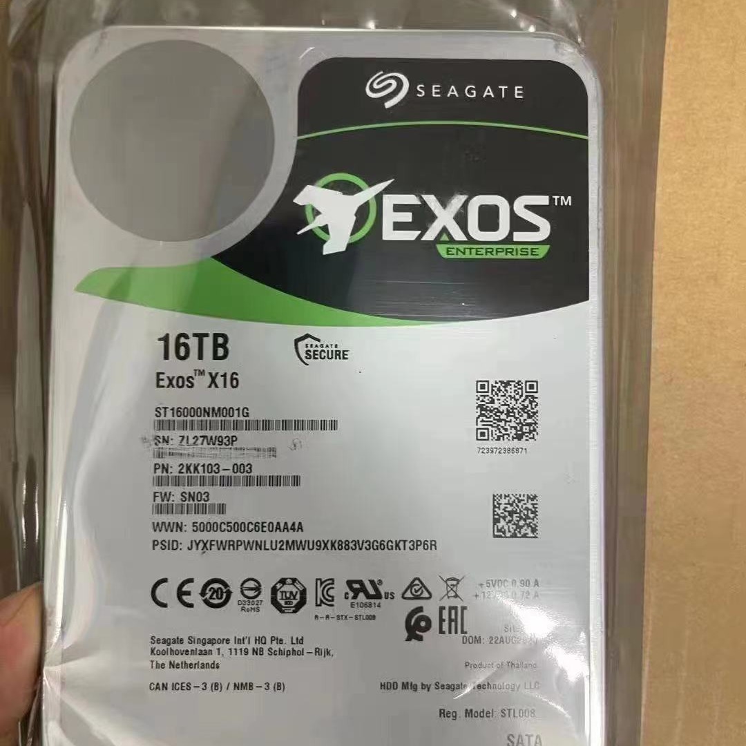 适用于/希捷st16000nm000j/001g银河16tsata企业级机械硬盘现货