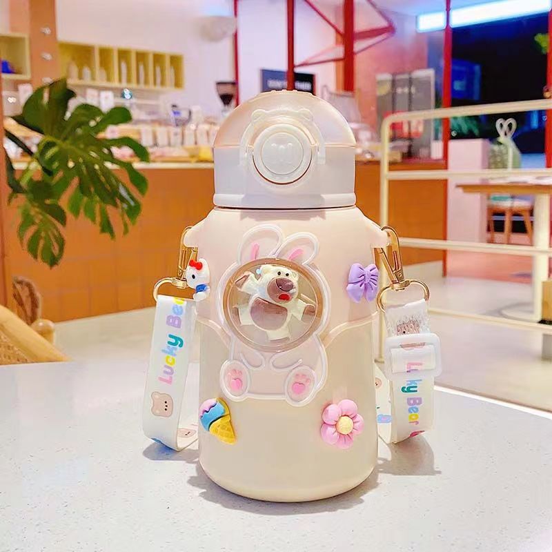 Internet Celebrity Children's Thermos Mug Food Grade 316 Stainless Steel Vacuum Cup Large Capacity Wholesale Student Good-looking Water Cup