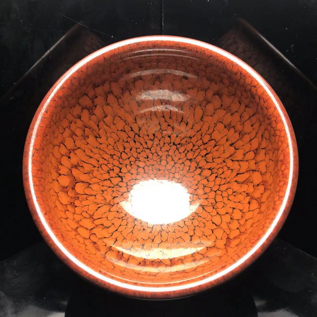 建窑鸿运当头将军建窑建盏大容量茶杯全手工烧制茶盏品茶盏品茗杯