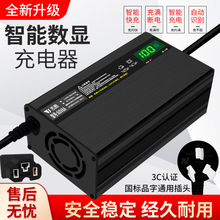 电动车电瓶充电器天能48V12AH60V20AH72台铃爱玛小刀电车三轮通用