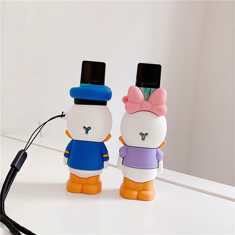 新款yooz柚子烟杆套适用yooz情侣硅胶卡通1代/2代通用潮烟具烟盒1