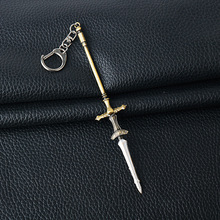 游戏 黑暗之魂周边 猎龙者翁斯坦的十字枪合金挂件 猎龙枪钥匙扣