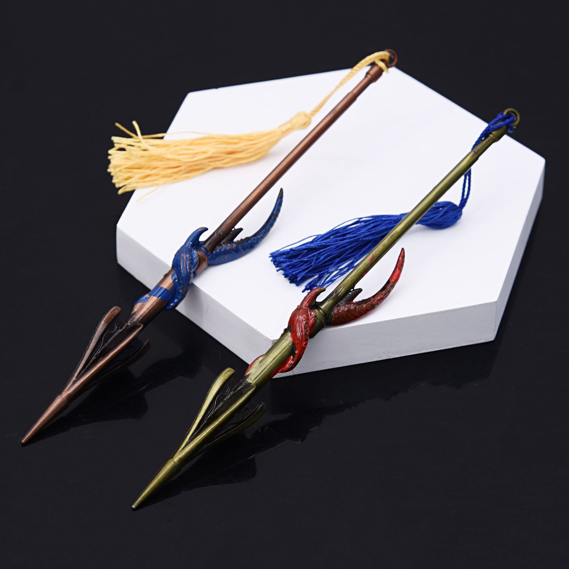 新品荣耀周边 赵云忍炎影长枪兵器22cm 王者苍天翔龙长枪白执事